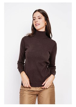 ASSUILI Golf w kolorze ciemnobrązowym ze sklepu Limango Polska w kategorii Swetry damskie - zdjęcie 187490806
