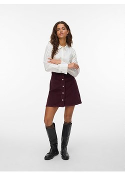 Vero Moda Spódnica sztruksowa w kolorze bordowym ze sklepu Limango Polska w kategorii Spódnice - zdjęcie 187491439