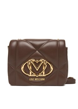 Torebka LOVE MOSCHINO JC4188PP0NLC0313 Brązowy ze sklepu eobuwie.pl w kategorii Listonoszki - zdjęcie 187491456
