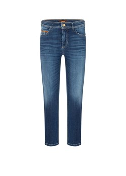 Cambio Dżinsy - Piper Kobiety Bawełna blue stone jednolity ze sklepu vangraaf w kategorii Jeansy damskie - zdjęcie 187491655