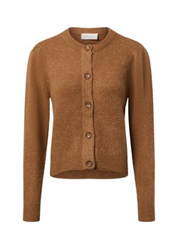 Msch Copenhagen Damski kardigan z zawartością wełny i alpaki - MSCHMiabelle Kobiety wielbłądzi jednolity ze sklepu vangraaf w kategorii Swetry damskie - zdjęcie 187491668