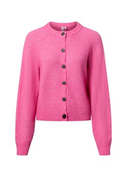 Y.A.S Damski kardigan z zawartością alpaki i wełny - YASJohi Kobiety Sztuczne włókno wyrazisty róż jednolity ze sklepu vangraaf w kategorii Swetry damskie - zdjęcie 187491698