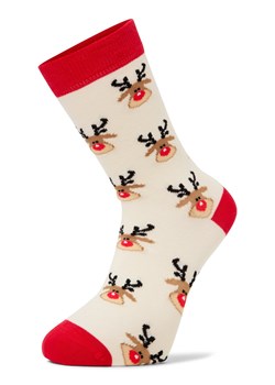 Marie Lund Skarpety Kobiety Bawełna écru wzorzysty ze sklepu vangraaf w kategorii Skarpetki damskie - zdjęcie 187491699