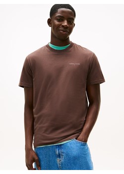 Tommy Jeans Koszulka damska Kobiety Bawełna czekoladowy jednolity ze sklepu vangraaf w kategorii T-shirty męskie - zdjęcie 187491727