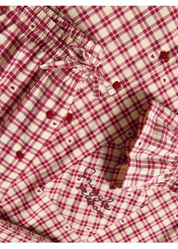 Reserved - Dwuczęściowa piżama w kratkę - czerwony ze sklepu Reserved w kategorii Piżamy damskie - zdjęcie 187493168