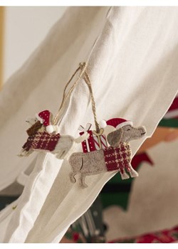 Sinsay - Dekoracja świąteczna 2 pack - czerwony ze sklepu Sinsay w kategorii Dekoracje bożonarodzeniowe - zdjęcie 187493837