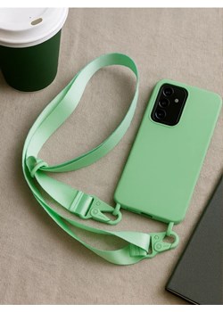 Sinsay - Etui na Samsung S24, S24 Ultra na smyczy - green spruce ze sklepu Sinsay w kategorii Etui - zdjęcie 187493849