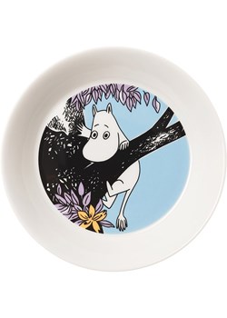 Moomin Spodek &quot;Friends Forever&quot; w kolorze błękitno-białym do filiżanki - Ø 15 cm ze sklepu Limango Polska w kategorii Dzbanki i zaparzacze - zdjęcie 187493908