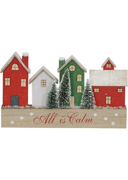 POSIWIO Figurka dekoracyjna &quot;Houses&quot; ze wzorem - 25 x 15 x 4 cm ze sklepu Limango Polska w kategorii Dekoracje - zdjęcie 187494389