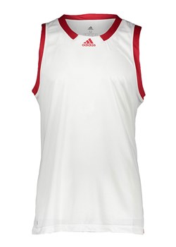 adidas Top sportowy w kolorze biało-czerwonym ze sklepu Limango Polska w kategorii T-shirty męskie - zdjęcie 187494857