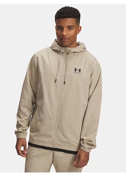 Under Armour Kurtka przeciwwiatrowa &quot;Rival&quot; w kolorze beżowym ze sklepu Limango Polska w kategorii Kurtki męskie - zdjęcie 187495007