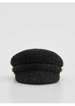Reserved - Kaszkiet z wełną - czarny ze sklepu Reserved w kategorii Kaszkiety damskie - zdjęcie 187495659