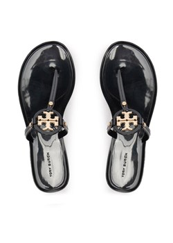 Japonki Tory Burch Mini Miller Flat Thong 51148678 Czarny ze sklepu eobuwie.pl w kategorii Klapki damskie - zdjęcie 187496367