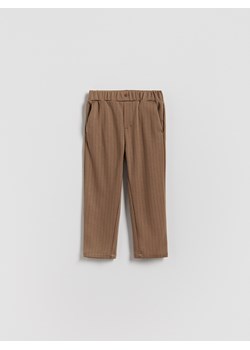 Reserved - Bawełniane spodnie - brązowy ze sklepu Reserved w kategorii Spodnie chłopięce - zdjęcie 187496575