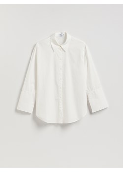 Reserved - Bawełniana koszula - biały ze sklepu Reserved w kategorii Koszule damskie - zdjęcie 187496595