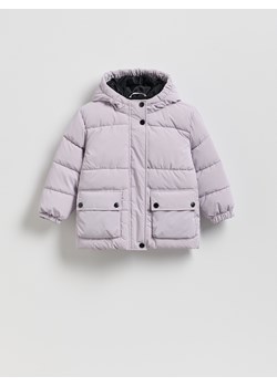 Reserved - Gumowana kurtka z kapturem - lawendowy ze sklepu Reserved w kategorii Kurtki dziewczęce - zdjęcie 187496807