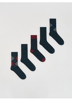 Reserved - 5 pack skarpet - granatowy ze sklepu Reserved w kategorii Skarpetki męskie - zdjęcie 187496818