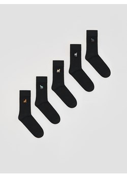 Reserved - 5 pack skarpet - czarny ze sklepu Reserved w kategorii Skarpetki męskie - zdjęcie 187496837