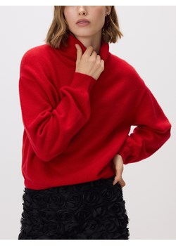Reserved - Sweter z golfem - czerwony ze sklepu Reserved w kategorii Swetry damskie - zdjęcie 187496946