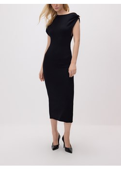 Reserved - Sukienka z ozdobnym detalem - czarny ze sklepu Reserved w kategorii Sukienki - zdjęcie 187496999