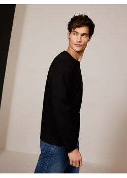 Reserved - Longsleeve regular z przeszyciami - ciemnoszary ze sklepu Reserved w kategorii T-shirty męskie - zdjęcie 187497228