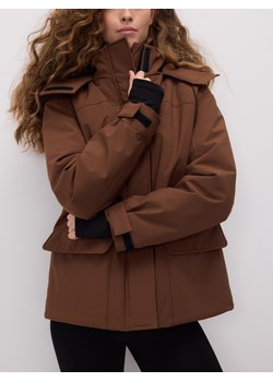 Reserved - Kurtka parka z kapturem - brązowy ze sklepu Reserved w kategorii Kurtki damskie - zdjęcie 187497248