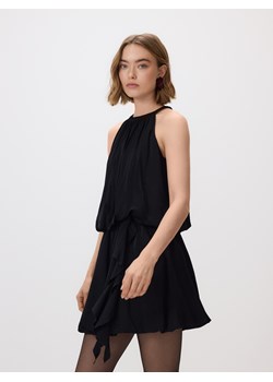 Reserved - Sukienka mini z wiskozą - czarny ze sklepu Reserved w kategorii Sukienki - zdjęcie 187497255