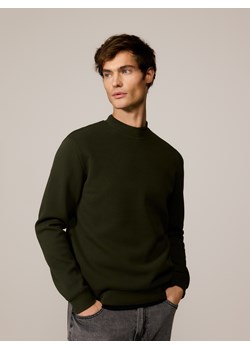 Reserved - Bluza ze stójką - ciemnozielony ze sklepu Reserved w kategorii Bluzy męskie - zdjęcie 187497367