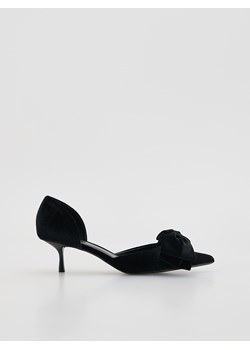 Reserved - Czółenka z kokardami - czarny ze sklepu Reserved w kategorii Czółenka - zdjęcie 187497426