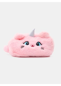 Sinsay - Piórnik ze sztucznym futerkiem i elementami 3D - różowy ze sklepu Sinsay w kategorii Piórniki - zdjęcie 187497888