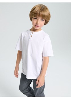 Sinsay - Koszulka z ozdobnymi guzikami - biały ze sklepu Sinsay w kategorii T-shirty chłopięce - zdjęcie 187497899