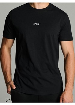 Sinsay - Bawełniana koszulka z nadrukiem - czarny ze sklepu Sinsay w kategorii T-shirty męskie - zdjęcie 187497925