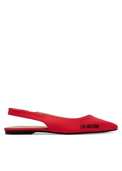 Baleriny LOVE MOSCHINO JA11021G1MIM0502 Koralowy ze sklepu eobuwie.pl w kategorii Balerinki - zdjęcie 187497936