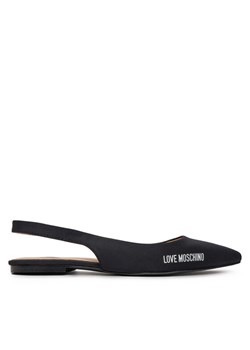 Baleriny LOVE MOSCHINO JA11021G1MIM0000 Czarny ze sklepu eobuwie.pl w kategorii Balerinki - zdjęcie 187497946