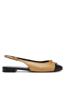 Baleriny Tory Burch 166592 Brązowy ze sklepu eobuwie.pl w kategorii Balerinki - zdjęcie 187497956