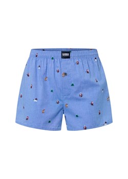 HAPPY SHORTS Bokserki Mężczyźni Bawełna jasnoniebieski wzorzysty ze sklepu vangraaf w kategorii Majtki męskie - zdjęcie 187498887
