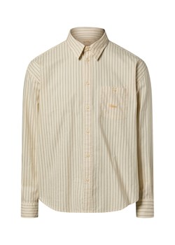 BLKVIS Męska koszula casual Mężczyźni Modern Fit Bawełna écru w paski ze sklepu vangraaf w kategorii Koszule męskie - zdjęcie 187498895