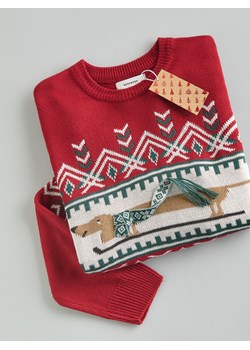 Reserved - Sweter ze świątecznym motywem - wielobarwny ze sklepu Reserved w kategorii Swetry męskie - zdjęcie 187499078
