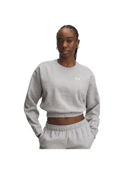 Bluza damska krótka Rival Fleece Piped Crew Under Armour ze sklepu SPORT-SHOP.pl w kategorii Bluzy damskie - zdjęcie 187499135