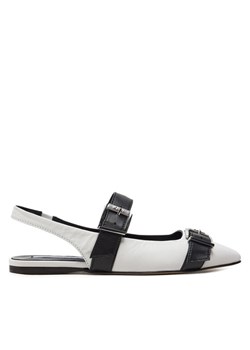 KARL LAGERFELD Baleriny Konnie KL40186 Biały ze sklepu MODIVO w kategorii Balerinki - zdjęcie 187499199