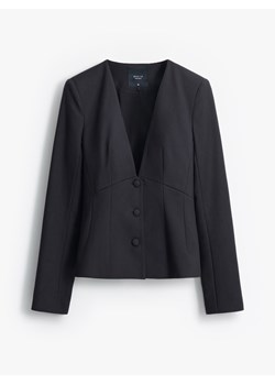 Mohito - Taliowana marynarka - czarny ze sklepu Mohito w kategorii Marynarki damskie - zdjęcie 187499359