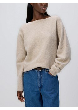 Reserved - Sweter z domieszką wełny - beżowy ze sklepu Reserved w kategorii Swetry damskie - zdjęcie 187499487
