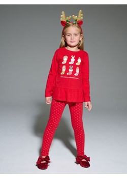 Sinsay - Komplet dzianinowy z motywem świątecznym - bordowy ze sklepu Sinsay w kategorii Komplety dziewczęce - zdjęcie 187500437