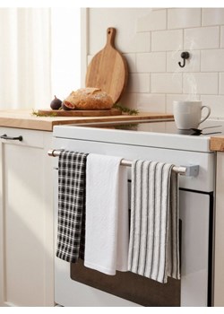 Sinsay - Ścierki kuchenne 3 pack - czarny ze sklepu Sinsay w kategorii Fartuchy kuchenne - zdjęcie 187500455