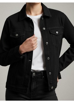 Sinsay - Kurtka jeansowa oversize - czarny ze sklepu Sinsay w kategorii Kurtki damskie - zdjęcie 187500476