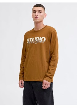 Jack &amp; Jones Koszulka "Yuki" w kolorze jasnobrązowym ze sklepu Limango Polska w kategorii T-shirty męskie - zdjęcie 187501875