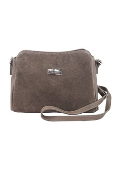 Listonoszka skórzana z zamszem - Beżowa ciemna ze sklepu Barberinis w kategorii Listonoszki - zdjęcie 187503769