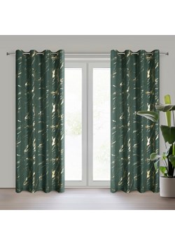 ZASŁONA GOTOWA LANI 140 X 250 CM CIEMNOZIELONY ze sklepu lenaodniemowlakadoszkolniaka.pl w kategorii Zasłony - zdjęcie 187503806