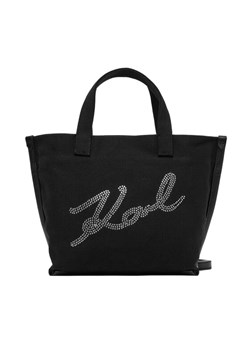 Torebka KARL LAGERFELD B1W50027 Czarny ze sklepu eobuwie.pl w kategorii Torby Shopper bag - zdjęcie 187504249
