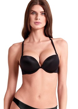 Biustonosz super push-up balkonetka czarny 023L, Kolor czarny, Rozmiar 65B, Lormar ze sklepu Primodo w kategorii Biustonosze - zdjęcie 187504538